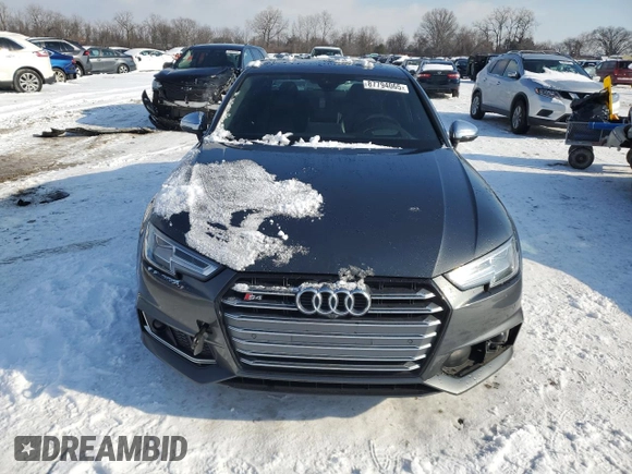 2018 Audi S4 Prestige z VIN WAUC4AF44JA127683, wystawiony jako Copart lot #87794065 z przebiegiem 95 729 mil mil oraz Szkoda całkowita • Salvage title. Historia ofert i sprzedaży dostępna na DreamBid. Obrazek 5.