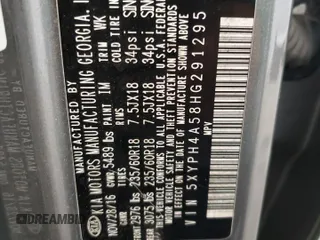 2017 Kia Sorento EX V6 with VIN 5XYPH4A58HG291295, listed as a Copart auction lot 43684065 with 109,559 mi miles and Clean Title. Bid and sale history available at carsss.com. Image 13.