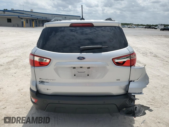 2021 Ford EcoSport SE with VIN MAJ3S2GE0MC453081, listed as a Copart auction lot 51203875 with 23,716 mi miles and Non Repairable. Bid and sale history available at carsss.com. Image 6.