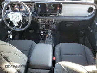 2024 Jeep Wrangler Sport S with VIN 1C4PJXAN3RW366785, listed as a Copart auction lot 87094754 with 3,109 mi miles and Salvage title. Bid and sale history available at DreamBid. Image 8.