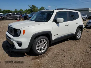 2020 Jeep Renegade Latitude z VIN ZACNJABB1LPL76371, wystawiony jako Copart lot #61752015 z przebiegiem 51 407 mil mil oraz Szkoda całkowita • Salvage title. Historia ofert i sprzedaży dostępna na DreamBid. Obrazek 1.