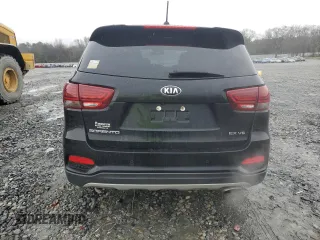 2020 Kia Sorento EX V6 with VIN 5XYPH4A5XLG704651, listed as a Copart auction lot 46155975 with 57,605 mi miles and Salvage Title. Bid and sale history available at carsss.com. Image 6.