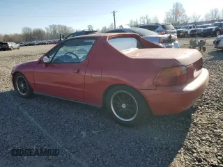1994 Honda del Sol Si with VIN JHMEH6160RS001380, listed as a Copart auction lot 43080885 with 256,195 mi miles and Salvage Title. Bid and sale history available at carsss.com. Image 2.