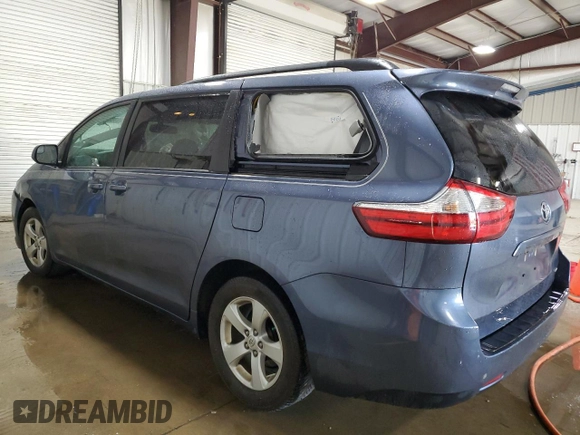 2017 Toyota Sienna LE Auto Access Seat with VIN 5TDKZ3DCXHS780666, listed as a Copart auction lot 53842955 with 111,757 mi miles and Salvage Title. Bid and sale history available at carsss.com. Image 2.