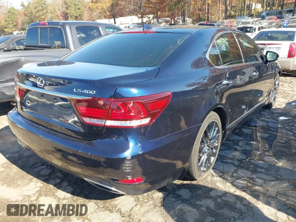 2017 Lexus LS with VIN JTHBL5EF3H5145489, listed as a IAAI auction lot 41001274 with 102,513 mi miles. Bid and sale history available at carsss.com. Image 4.