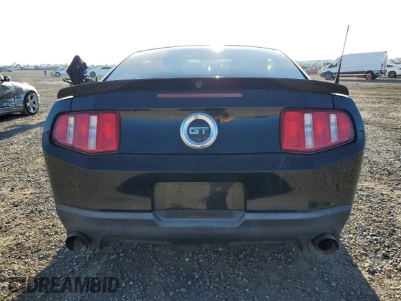 2011 Ford Mustang GT with VIN 1ZVBP8CF8B5103737, listed as a Copart auction lot 43782175 with 142,068 mi miles and Salvage Title. Bid and sale history available at carsss.com. Image 6.