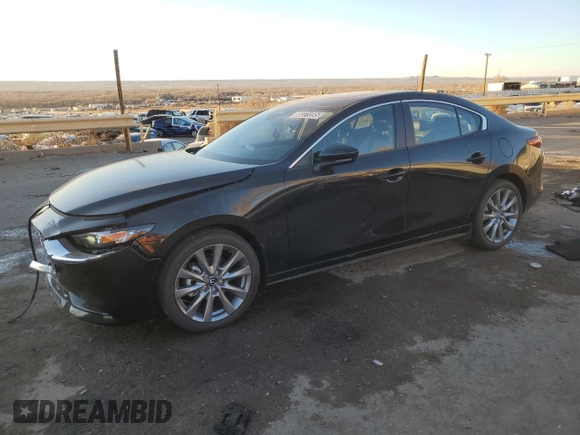 2025 Mazda 3 S Preferred with VIN JM1BPACM6S1761816, listed as a Copart auction lot 89371595 with 1,622 mi miles and Clean Title. Bid and sale history available at DreamBid. Image 1.