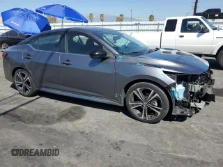2021 Nissan Sentra SR with VIN 3N1AB8DV0MY311705, listed as a Copart auction lot 52202775 with 24,583 mi miles and Salvage Title. Bid and sale history available at DreamBid. Image 4.