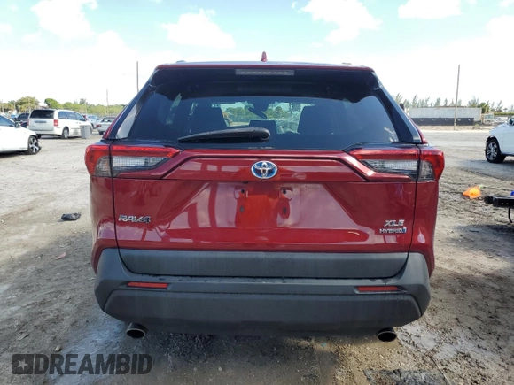 2022 Toyota RAV4 Hybrid XLE with VIN 4T3RWRFV4NU052179, listed as a Copart auction lot 57075225 with 52,409 mi miles and Non repairable. Bid and sale history available at DreamBid. Image 6.
