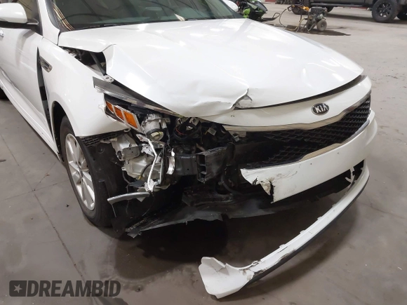 2018 Kia Optima LX with VIN 5XXGT4L38JG212678, listed as a IAAI auction lot 42068950 with 75,025 mi miles and . Bid and sale history available at carsss.com. Image 6.