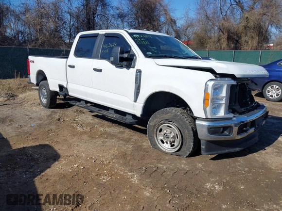 2023 Ford Super Duty F-250 SRW XL with VIN 1FT7W2BA4PEC97513, listed as a IAAI auction lot 41621677 with Not Provided miles. Bid and sale history available at carsss.com. Image 1.