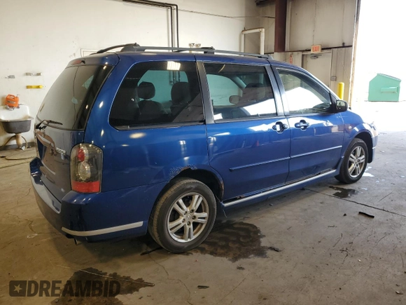 2005 Mazda MPV LX z VIN JM3LW28A650543047, wystawiony jako Copart lot #68683744 z przebiegiem 298 524 mil mil oraz Szkoda całkowita • Salvage title. Historia ofert i sprzedaży dostępna na DreamBid. Obrazek 3.