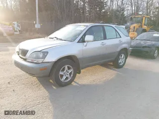 2000 Lexus RX 300 with VIN JT6HF10U1Y0100024, listed as a IAAI auction lot 41142694 with 168,552 mi miles. Bid and sale history available at carsss.com. Image 2.
