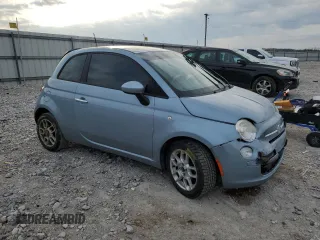 2013 FIAT 500 Pop with VIN 3C3CFFAR8DT530905, listed as a Copart auction lot 48082055 with 106,878 mi miles and Salvage Title. Bid and sale history available at carsss.com. Image 4.
