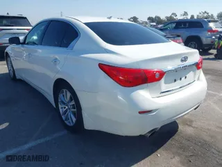 2017 Infiniti Q50 3.0t Signature Edition with VIN JN1EV7AP1HM743320, listed as a IAAI auction lot 41637148 with NaN miles. Bid and sale history available at carsss.com. Image 3.