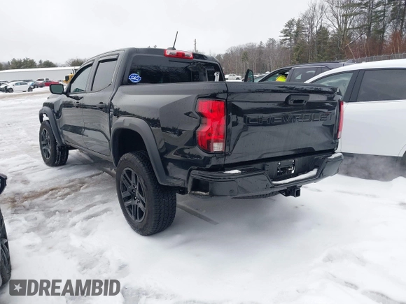 2023 Chevrolet Colorado 4WD Trail Boss with VIN 1GCPTEEK5P1196857, listed as a IAAI auction lot 41540862 with 13,681 mi miles. Bid and sale history available at carsss.com. Image 3.