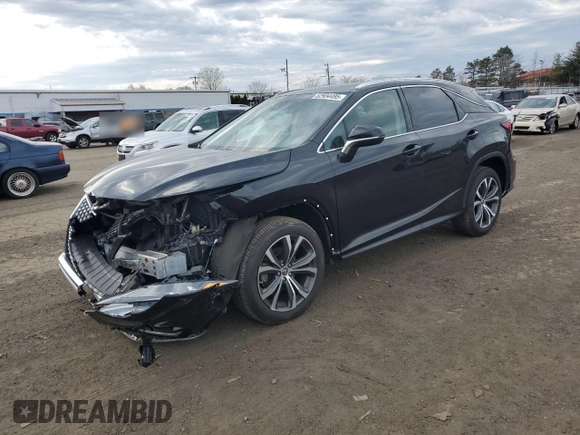 2021 Lexus RX with VIN 2T2HZMDA5MC259352, listed as a Copart auction lot 52934495 with 46,844 mi miles and Salvage Title. Bid and sale history available at carsss.com. Image 1.