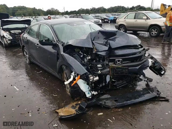2019 Honda Civic Sedan LX with VIN 2HGFC2F63KH586864, listed as a Copart auction lot 73237954 with 65,308 mi miles and Salvage Title. Bid and sale history available at carsss.com. Image 10.
