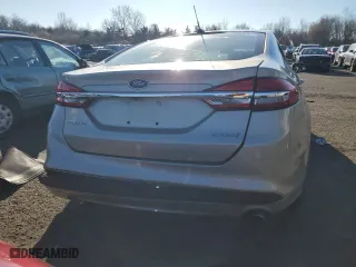 2018 Ford Fusion Hybrid S with VIN 3FA6P0UUXJR122858, listed as a Copart auction lot 85801834 with 0 mi miles and Salvage Title. Bid and sale history available at carsss.com. Image 6.