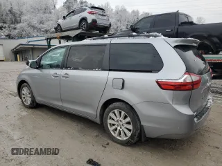 2017 Toyota Sienna LE with VIN 5TDJZ3DC5HS187003, listed as a Copart auction lot 84182284 with 85,045 mi miles and Salvage Title. Bid and sale history available at carsss.com. Image 2.
