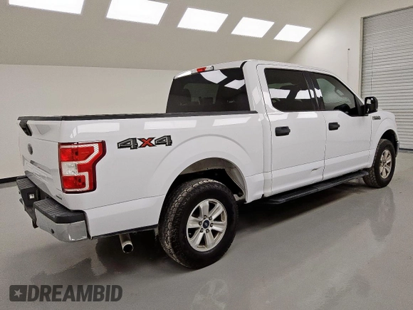 2018 Ford F-150 XL with VIN 1FTEW1EP6JKF06390, listed as a Copart auction lot 63828105 with 157,078 mi miles and Clean title. Bid and sale history available at DreamBid. Image 3.