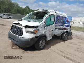 2018 Ford Transit Cargo with VIN 1FTYE1YG7JKA19193, listed as a IAAI auction lot 42155139 with Not Provided miles. Bid and sale history available at carsss.com. Image 2.