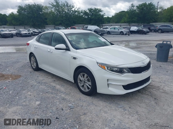 2017 Kia Optima LX z VIN 5XXGT4L32HG161091, wystawiony jako IAAI lot #42266149 z przebiegiem 166 254 mil mil oraz . Historia ofert i sprzedaży dostępna na DreamBid. Obrazek 1.