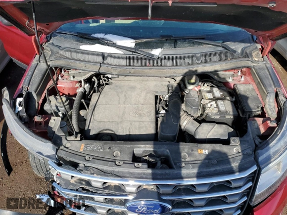 2017 Ford Explorer с VIN 1FM5K8B88HGE42606, выставлен на аукционе Copart как лот 49484925 с пробегом 156 105 миль миль и Списание • Salvage title. История ставок и продаж доступна на DreamBid. Изображение 12.