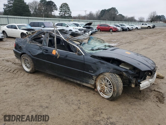 2000 BMW 3 Series 323Ci with VIN WBABM3341YJN64191, listed as a Copart auction lot 84349944 with Not Provided miles and Salvage Title. Bid and sale history available at DreamBid. Image 4.