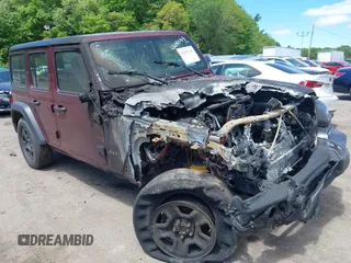2021 Jeep Wrangler Unlimited Willys with VIN 1C4HJXDG2MW847850, listed as a IAAI auction lot 42291545 with Not provided miles and . Bid and sale history available at DreamBid. Image 1.