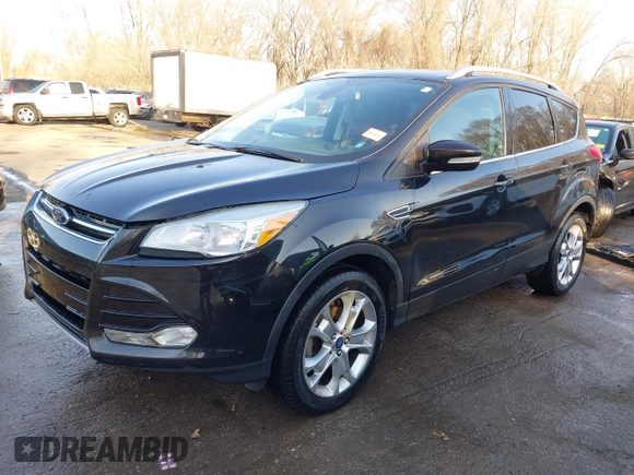 2014 Ford Escape Titanium with VIN 1FMCU0JX0EUC21512, listed as a IAAI auction lot 41781026 with 142,771 mi miles. Bid and sale history available at carsss.com. Image 18.