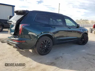 2024 Cadillac XT6 AWD Sport with VIN 1GYKPGRS2RZ753923, listed as a Copart auction lot 42375635 with 9,437 mi miles and Salvage Title. Bid and sale history available at carsss.com. Image 3.