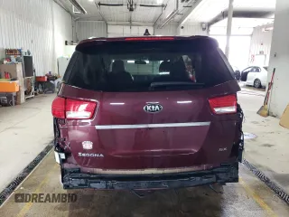 2016 Kia Sedona SX with VIN KNDMC5C10G6155746, listed as a Copart auction lot 51518415 with 181,030 mi miles and Salvage Title. Bid and sale history available at carsss.com. Image 6.
