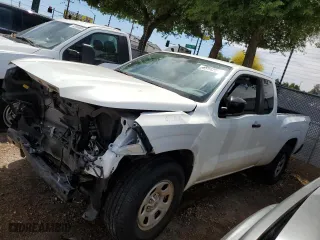 2022 Nissan Frontier S with VIN 1N6ED1CL8NN654144, listed as a Copart auction lot 45142565 with 24,972 mi miles and Salvage Title. Bid and sale history available at carsss.com. Image 1.