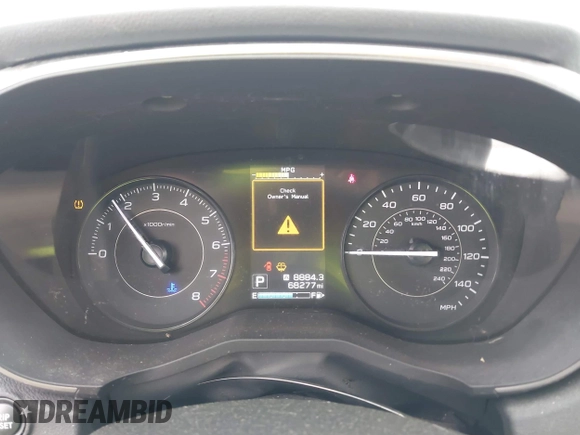 2019 Subaru Impreza Premium with VIN 4S3GKAD6XK3622894, listed as a IAAI auction lot 41947396 with 68,277 mi miles. Bid and sale history available at carsss.com. Image 7.