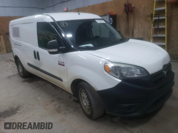2017 Ram ProMaster City Cargo Tradesman with VIN ZFBERFAB7H6E12915, listed as a Copart auction lot 61928425 with 178,266 mi miles and Clean title. Bid and sale history available at DreamBid. Image 4.