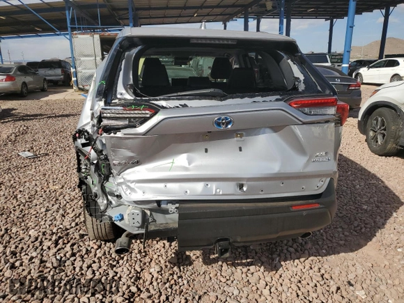 2024 Toyota RAV4 Hybrid XLE Premium with VIN JTMB6RFV7RJ044969, listed as a Copart auction lot 48365255 with 16,176 mi miles and Salvage title. Bid and sale history available at DreamBid. Image 6.