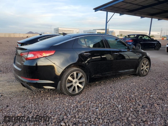 2013 Kia Optima SX with VIN 5XXGR4A60DG135269, listed as a Copart auction lot 52958375 with 179,194 mi miles and Clean Title. Bid and sale history available at carsss.com. Image 3.