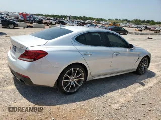 2019 Genesis G70 3.3T Advanced with VIN KMTG74LE1KU013927, listed as a Copart auction lot 63079074 with 49,580 mi miles and Salvage Title. Bid and sale history available at carsss.com. Image 3.