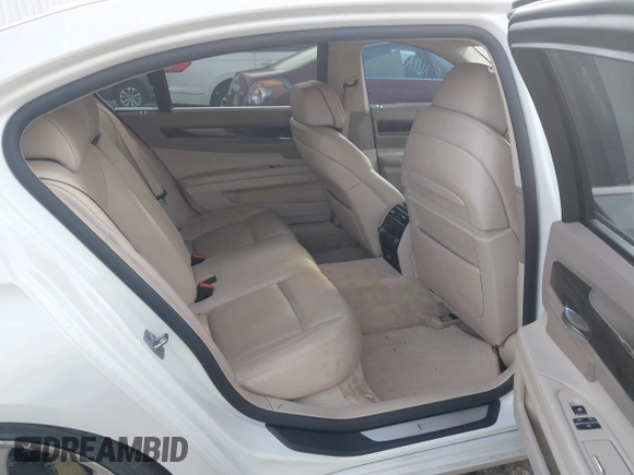 2011 BMW 7 Series 750Li with VIN WBAKB8C54BC852374, listed as a IAAI auction lot 41484350 with 137,388 mi miles. Bid and sale history available at carsss.com. Image 8.