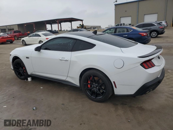 2024 Ford Mustang GT with VIN 1FA6P8CF9R5411164, listed as a Copart auction lot 43802615 with Not provided miles and Salvage title. Bid and sale history available at DreamBid. Image 2.