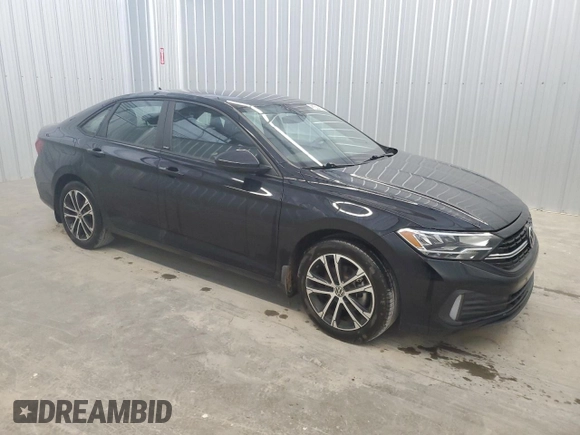2023 Volkswagen Jetta Sport with VIN 3VWBM7BU7PM029151, listed as a Copart auction lot 53470345 with 43,617 mi miles and Clean title. Bid and sale history available at DreamBid. Image 4.