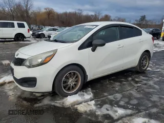 2012 Kia Rio LX with VIN KNADM4A39C6060542, listed as a Copart auction lot 43410735 with 155,097 mi miles and Clean Title. Bid and sale history available at carsss.com. Image 1.