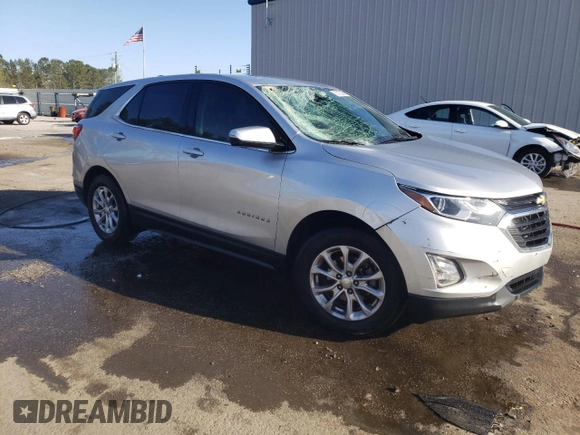 2019 Chevrolet Equinox LT with VIN 3GNAXKEV4KS666460, listed as a Copart auction lot 50139285 with 136,786 mi miles and Salvage Title. Bid and sale history available at DreamBid. Image 4.