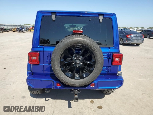 2020 Jeep Wrangler Unlimited Sahara Altitude z VIN 1C4HJXEG0LW324758, wystawiony jako Copart lot #74477894 z przebiegiem 38 291 mil mil oraz Szkoda całkowita • Salvage title. Historia ofert i sprzedaży dostępna na DreamBid. Obrazek 6.