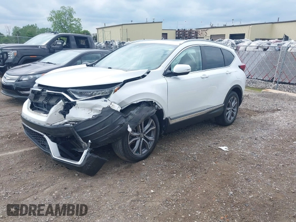 2021 Honda CR-V Touring with VIN 5J6RW2H93ML012016, listed as a IAAI auction lot 42365715 with 55,114 mi miles and . Bid and sale history available at DreamBid. Image 17.