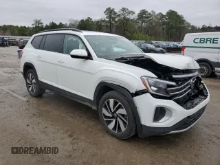 2025 Volkswagen Atlas SE z VIN 1V2JR2CA2SC522901, wystawiony jako Copart lot #44956845 z przebiegiem 1 591 mil mil oraz Szkoda całkowita • Salvage title. Historia ofert i sprzedaży dostępna na DreamBid. Obrazek 4.
