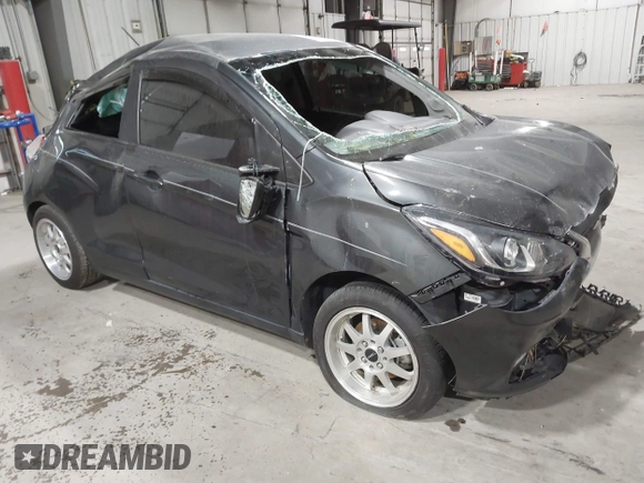2022 Chevrolet Spark 1LT with VIN KL8CD6SA3NC027928, listed as a IAAI auction lot 41101896 with 59,450 mi miles. Bid and sale history available at carsss.com. Image 1.