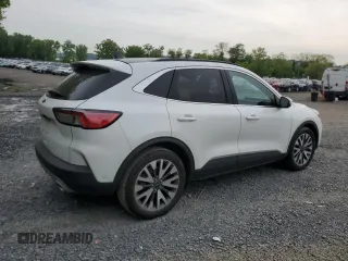 2020 Ford Escape Titanium Hybrid with VIN 1FMCU0DZ6LUA47407, listed as a Copart auction lot 58292665 with 51,920 mi miles and Non repairable. Bid and sale history available at DreamBid. Image 3.