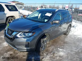 2019 Nissan Rogue S with VIN 5N1AT2MV6KC840858, listed as a IAAI auction lot 41604653 with 80268 miles. Bid and sale history available at carsss.com. Image 2.